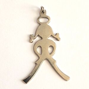 Sterling Silver girl charm .925 little angel halo pendant daughter granddaughter